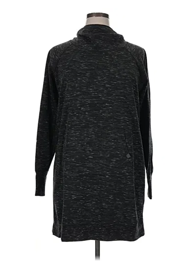 Pre-owned Gaiam Turtleneck Sweater In Black