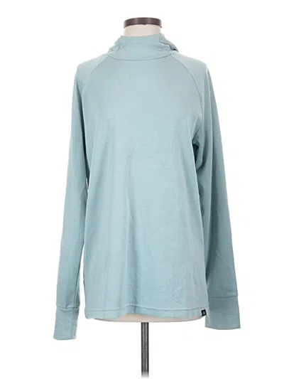 Pre-owned Gaiam Turtleneck Sweater In Blue
