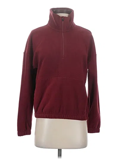 Pre-owned Gaiam Turtleneck Sweater In Burgundy