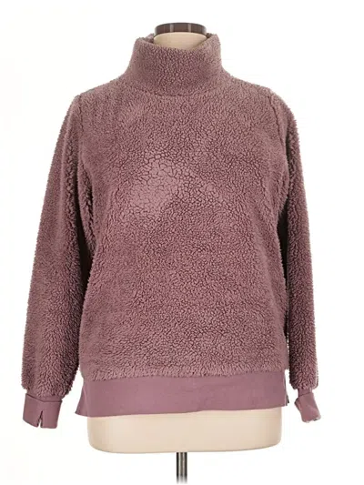 Pre-owned Gaiam Turtleneck Sweater In Burgundy