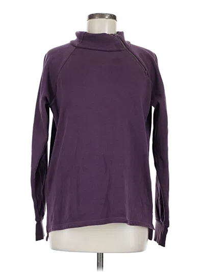Pre-owned Gaiam Turtleneck Sweater In Purple