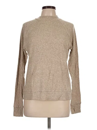 Pre-owned Gaiam Turtleneck Sweater In Tan