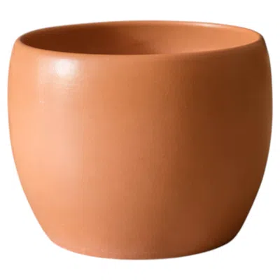 Pre-owned Gainey Pottery Large Vintage California Terra Cotta Planter Pot By Gainey Ceramics In Brown