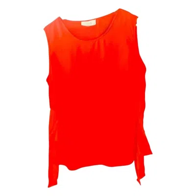Gaje Women's Sleeveless Blouse In Red