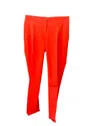 Gaje Women's Straight Leg Trousers In Red In Red