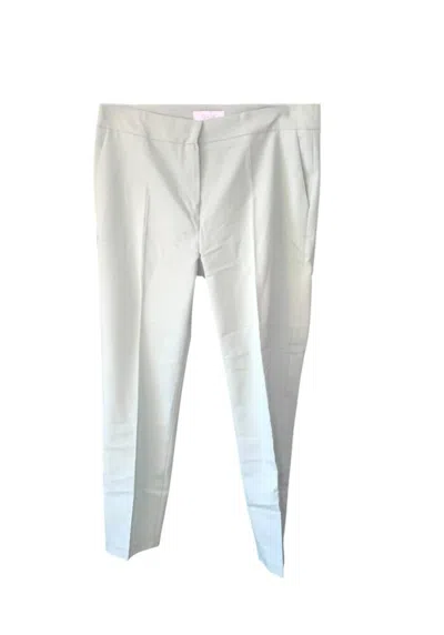 Gaje Women's Straight-leg Cut For Timeless Elegance Pants In Green In White