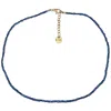 Gajú Women's Blue Fira Necklace - Raw Lapis Lazuli In Blue