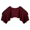 Gajú Women's Red Navona Cape - Burgundy In Red