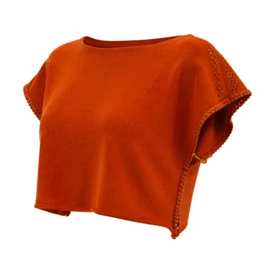 Gajú Women's Red Nomad Top - Harissa In Brown