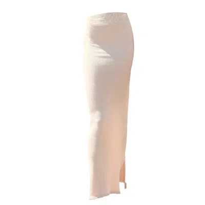Gajú Women's White Dune Skirt - Tahini In Brown