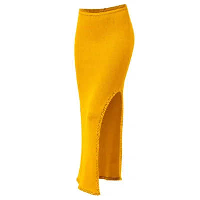 Gajú Women's Yellow Medina Skirt - Saffron