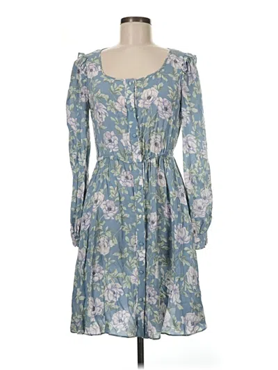 Pre-owned Gal Meets Glam Casual Dress In Blue