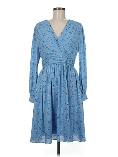 Pre-owned Gal Meets Glam Casual Dress In Blue