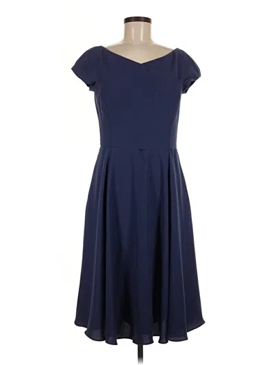 Pre-owned Gal Meets Glam Casual Dress In Blue