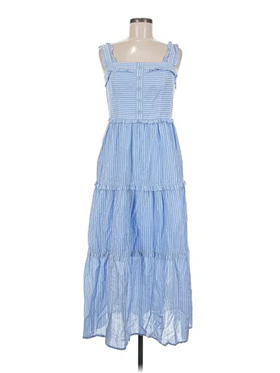 Pre-owned Gal Meets Glam Casual Dress In Blue