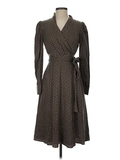 Pre-owned Gal Meets Glam Casual Dress In Brown