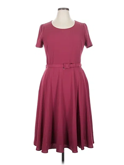 Pre-owned Gal Meets Glam Casual Dress In Burgundy