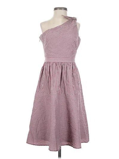 Pre-owned Gal Meets Glam Casual Dress In Burgundy