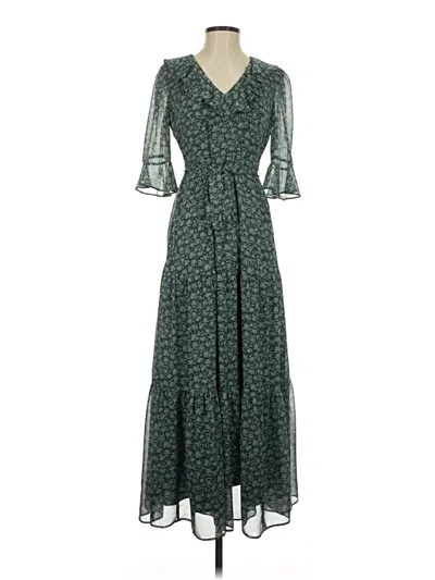 Pre-owned Gal Meets Glam Casual Dress In Green