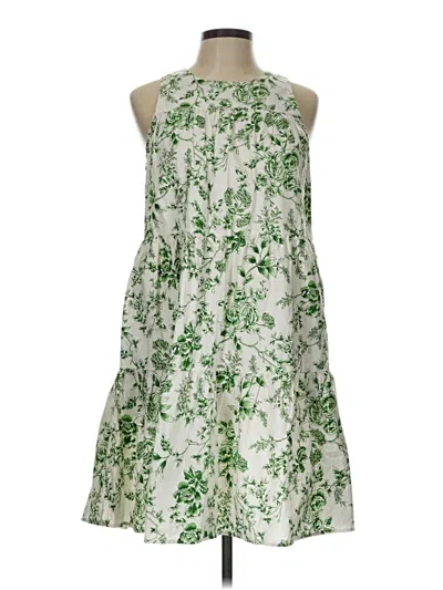 Pre-owned Gal Meets Glam Casual Dress In Green