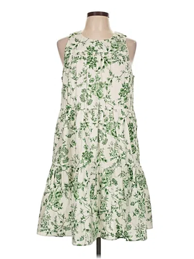 Pre-owned Gal Meets Glam Casual Dress In Green