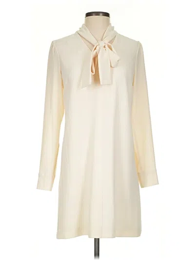 Pre-owned Gal Meets Glam Casual Dress In Ivory