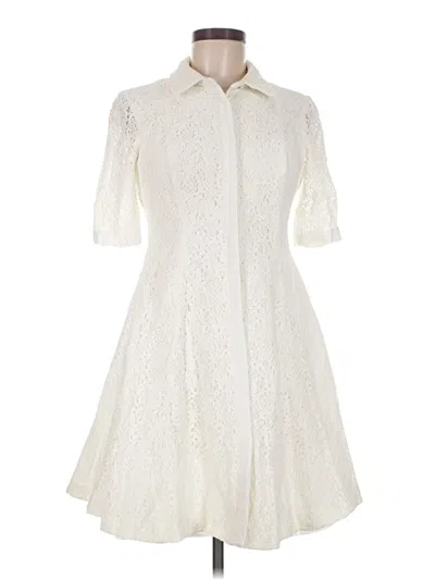 Pre-owned Gal Meets Glam Casual Dress In Ivory