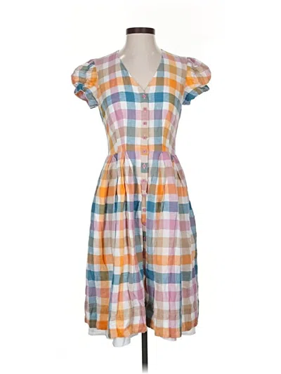 Pre-owned Gal Meets Glam Casual Dress In Orange