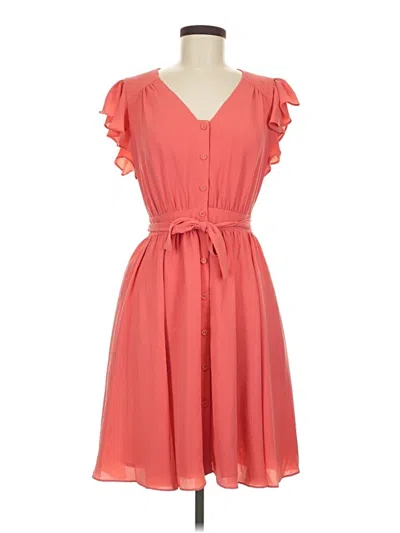 Pre-owned Gal Meets Glam Casual Dress In Orange