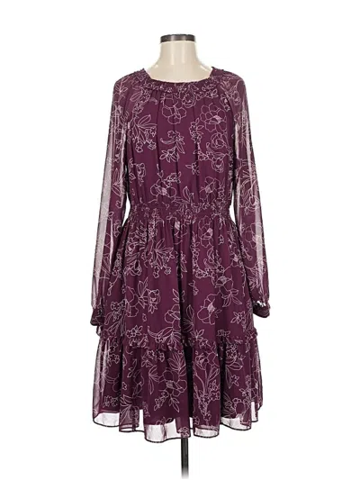 Pre-owned Gal Meets Glam Casual Dress In Purple