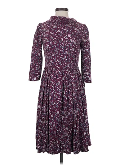 Pre-owned Gal Meets Glam Casual Dress In Purple