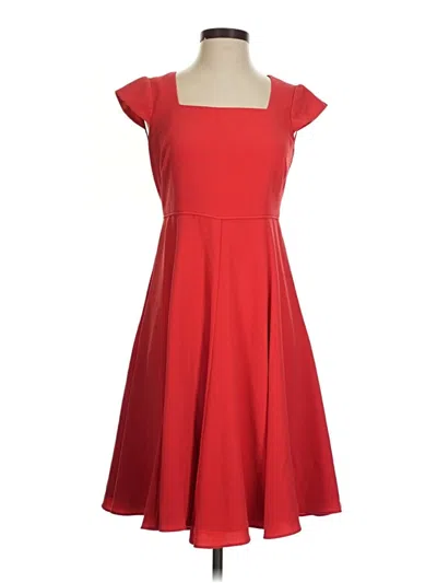 Pre-owned Gal Meets Glam Casual Dress In Red