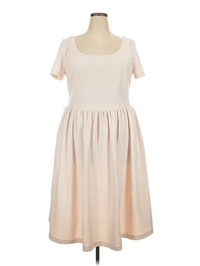 Pre-owned Gal Meets Glam Casual Dress In Tan