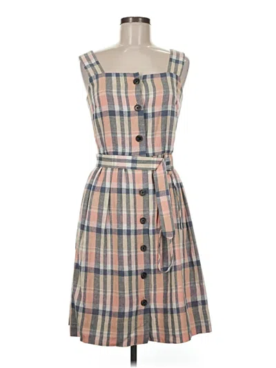Pre-owned Gal Meets Glam Casual Dress In Tan
