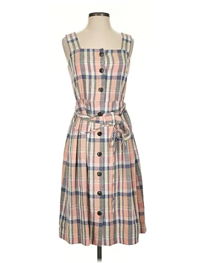 Pre-owned Gal Meets Glam Casual Dress In Tan