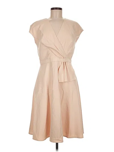 Pre-owned Gal Meets Glam Casual Dress In Tan