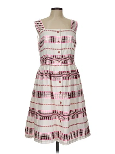 Pre-owned Gal Meets Glam Casual Dress In White