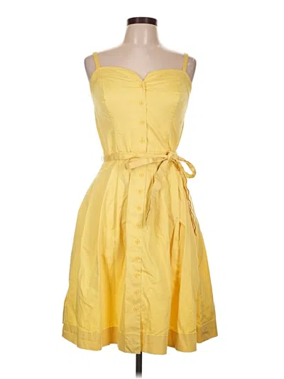 Pre-owned Gal Meets Glam Casual Dress In Yellow