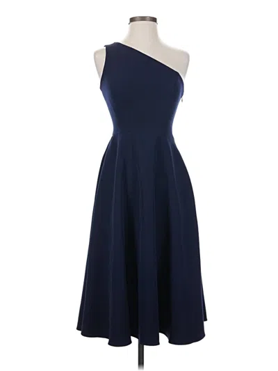 Pre-owned Gal Meets Glam Cocktail Dress In Blue