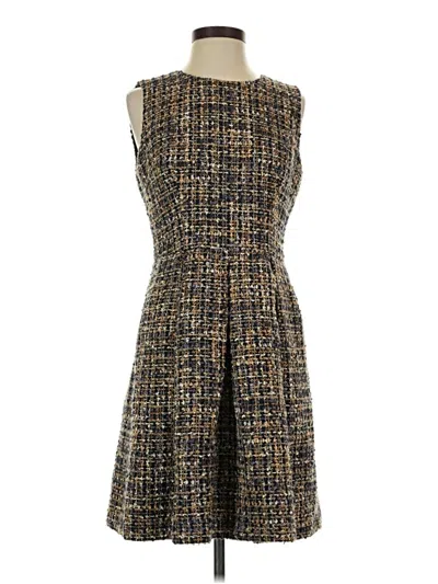 Pre-owned Gal Meets Glam Cocktail Dress In Brown