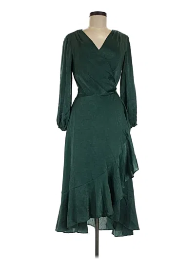 Pre-owned Gal Meets Glam Cocktail Dress In Green