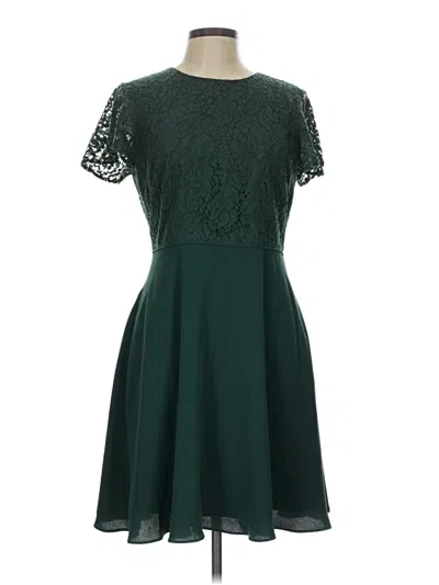 Pre-owned Gal Meets Glam Cocktail Dress In Green