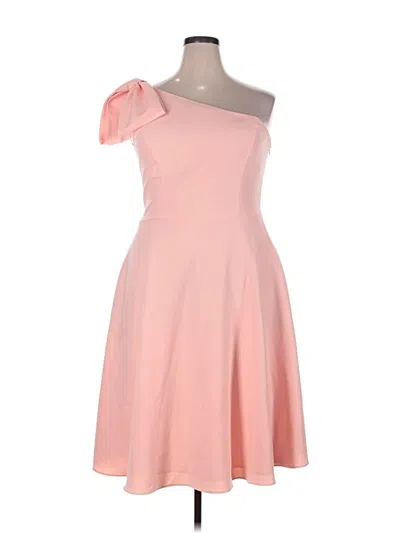 Pre-owned Gal Meets Glam Cocktail Dress In Pink