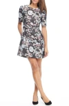 Gal Meets Glam Collection Presley Tapestry Jacquard Dress In Multi