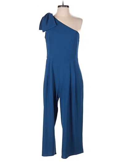 Pre-owned Gal Meets Glam Jumpsuit In Blue