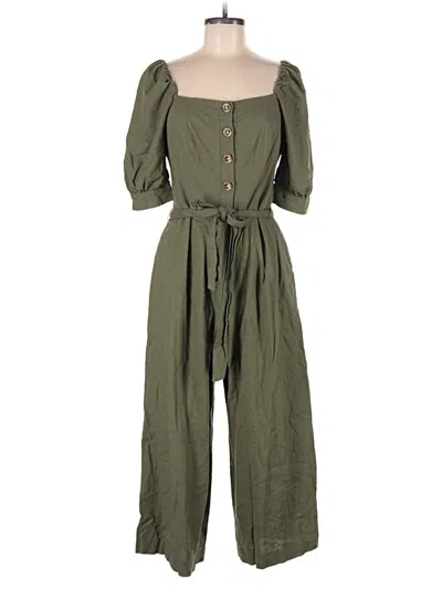 Pre-owned Gal Meets Glam Jumpsuit In Green
