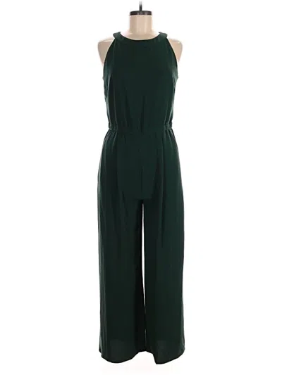 Pre-owned Gal Meets Glam Jumpsuit In Green