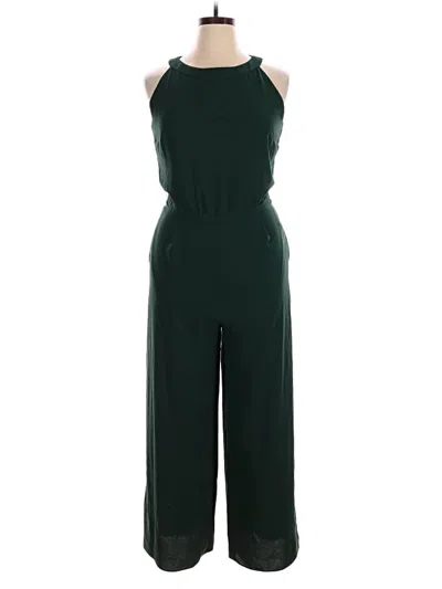 Pre-owned Gal Meets Glam Jumpsuit In Green