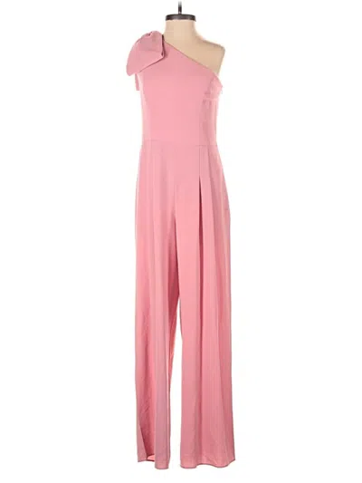Pre-owned Gal Meets Glam Jumpsuit In Pink