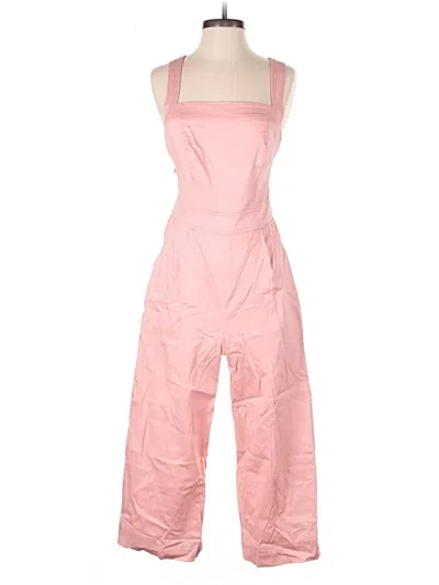Pre-owned Gal Meets Glam Jumpsuit In Pink